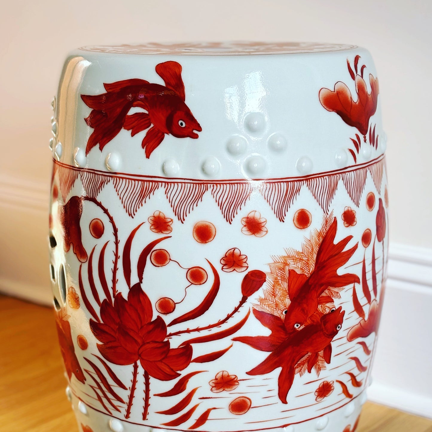 Vintage Ceramic Garden Stool