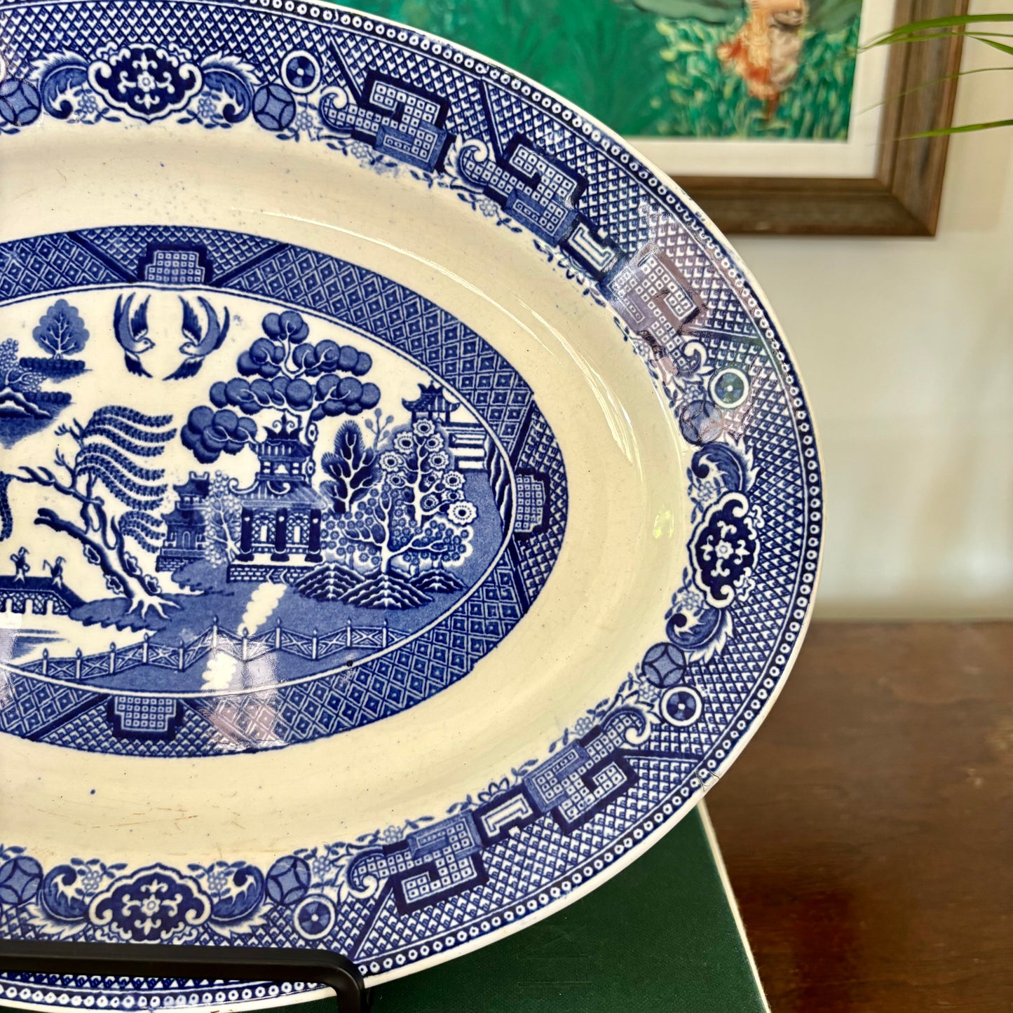 Blue Willow 12" Oval Platter