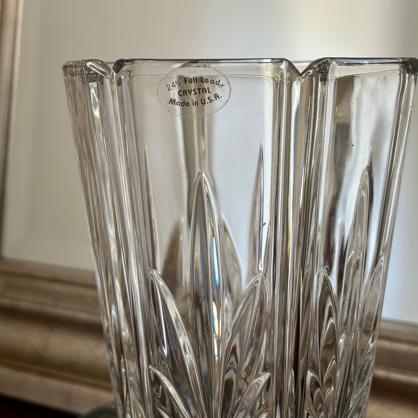 Crystal 6" Vase