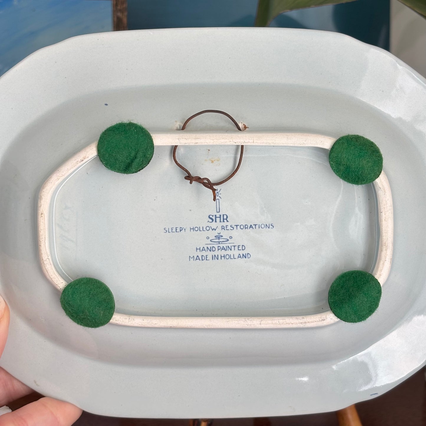 Vintage Blue and White Chinoiserie Tray