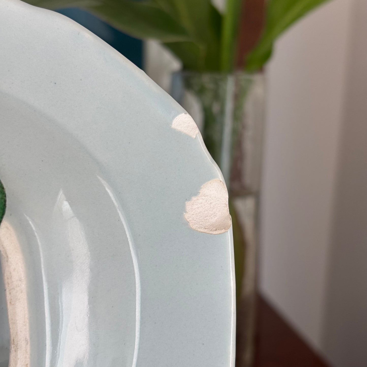 Vintage Blue and White Chinoiserie Tray