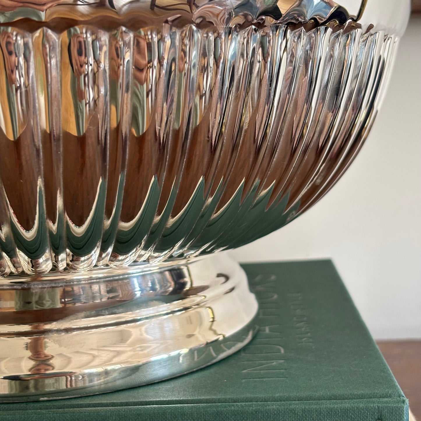 Vintage Silver Plated Punch Bowl