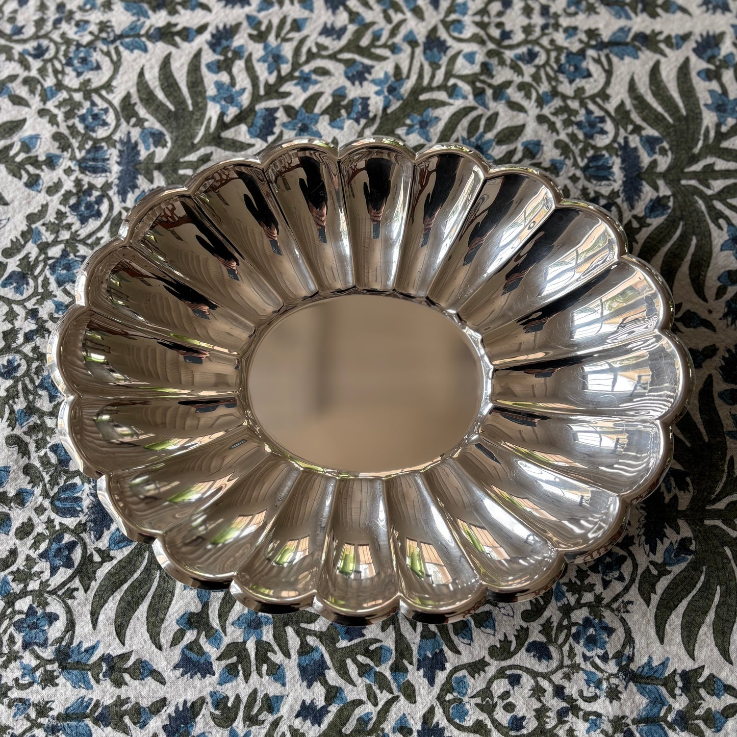 Silver Plated Scalloped Tray