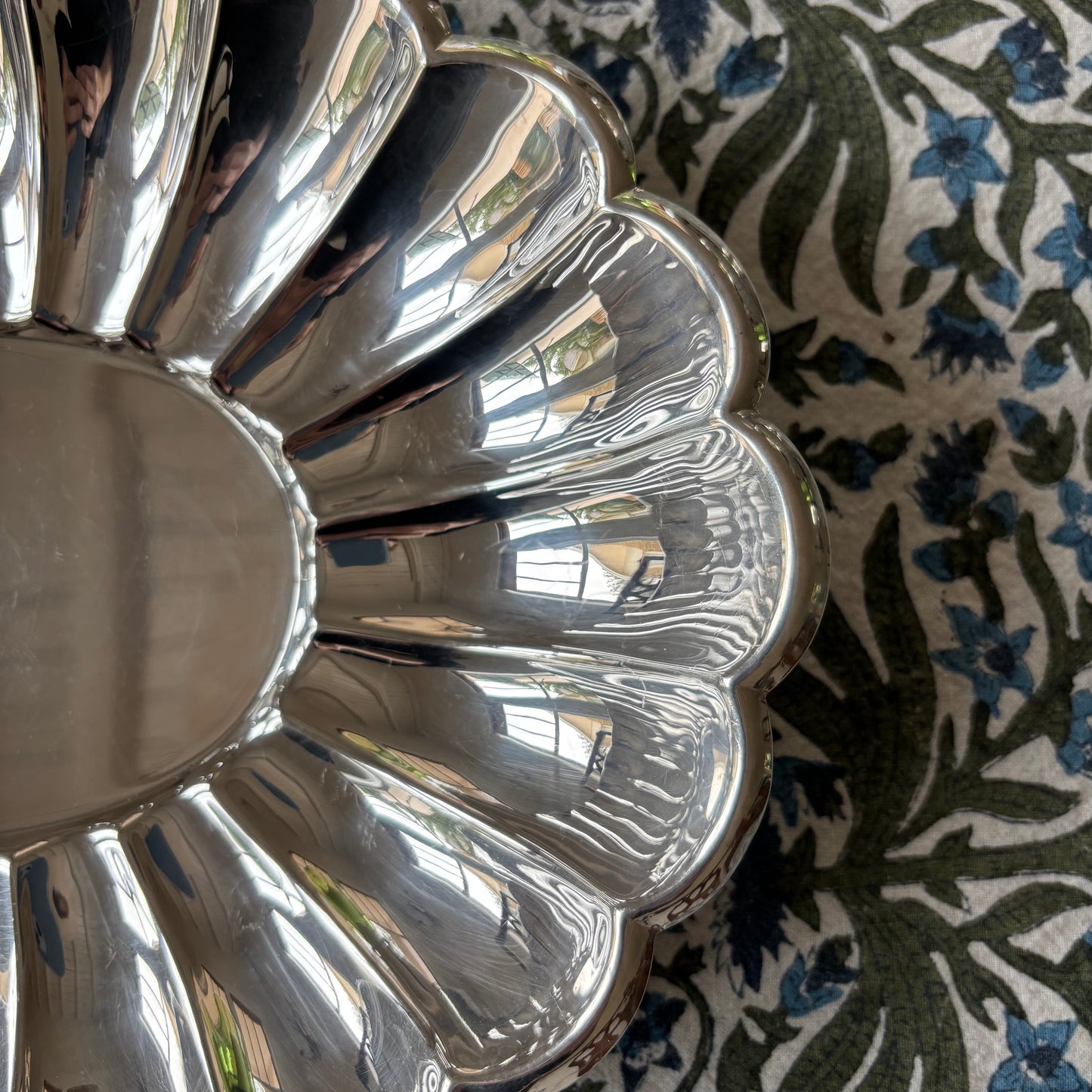 Silver Plated Scalloped Tray
