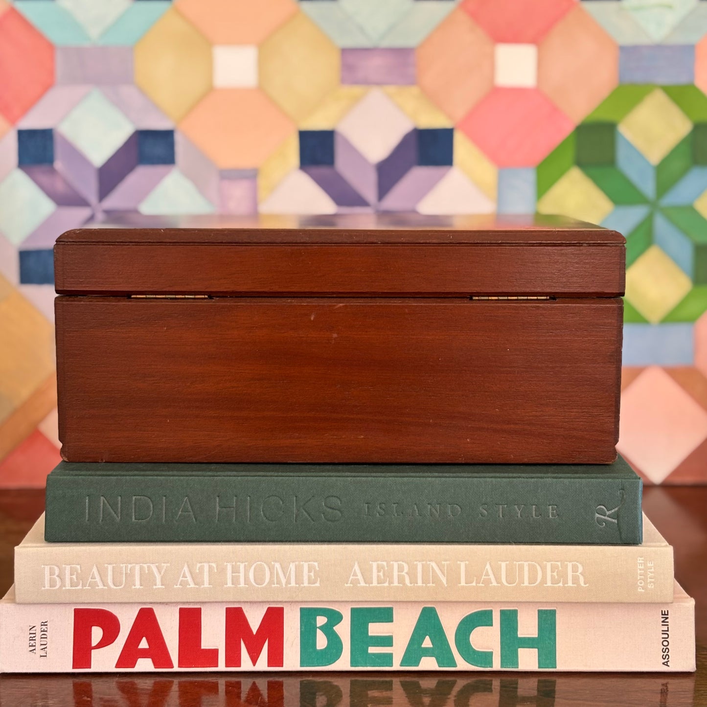 Vintage Wooden Jewelry Box