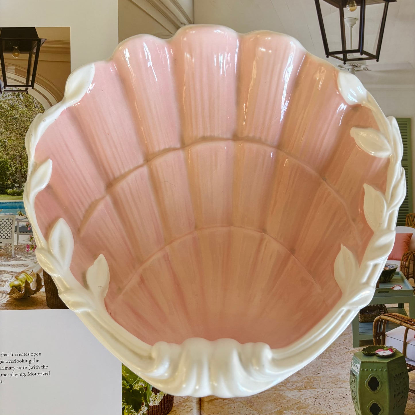 Vintage Ceramic Seashell Dish