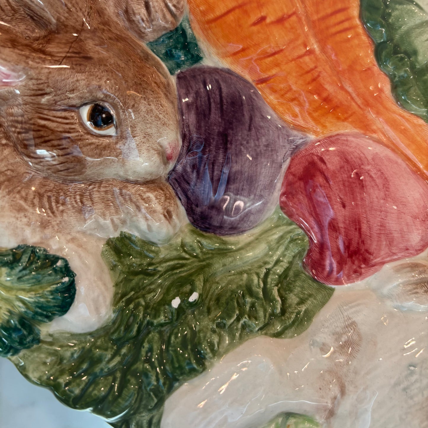 Fitz and Floyd Garden Bunnies Tray