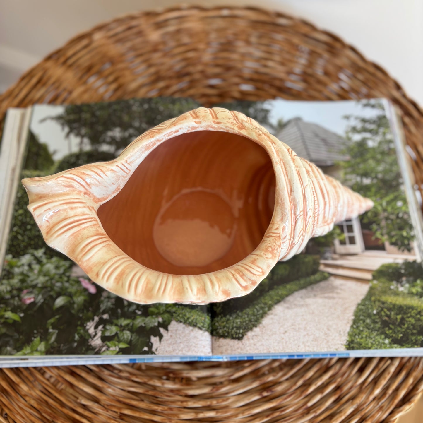 Ceramic Shell Cachepot