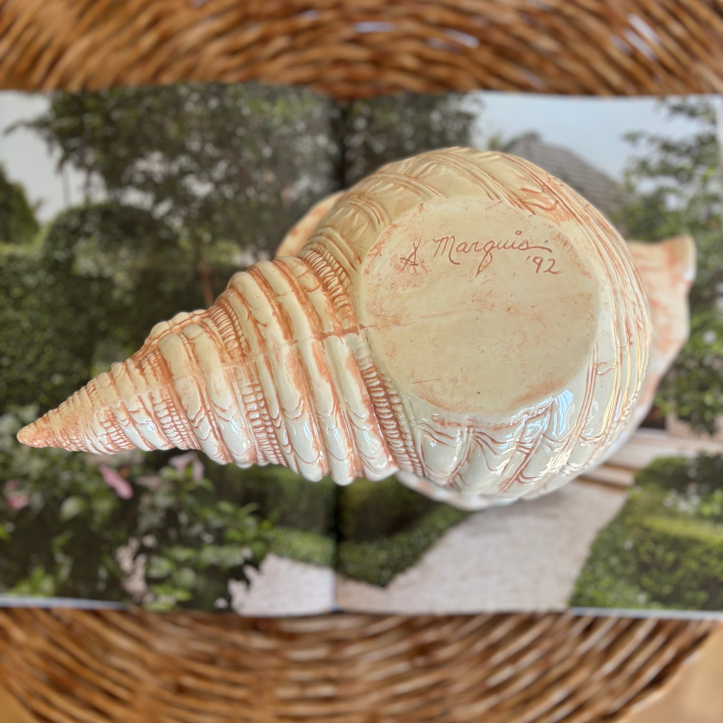 Ceramic Shell Cachepot