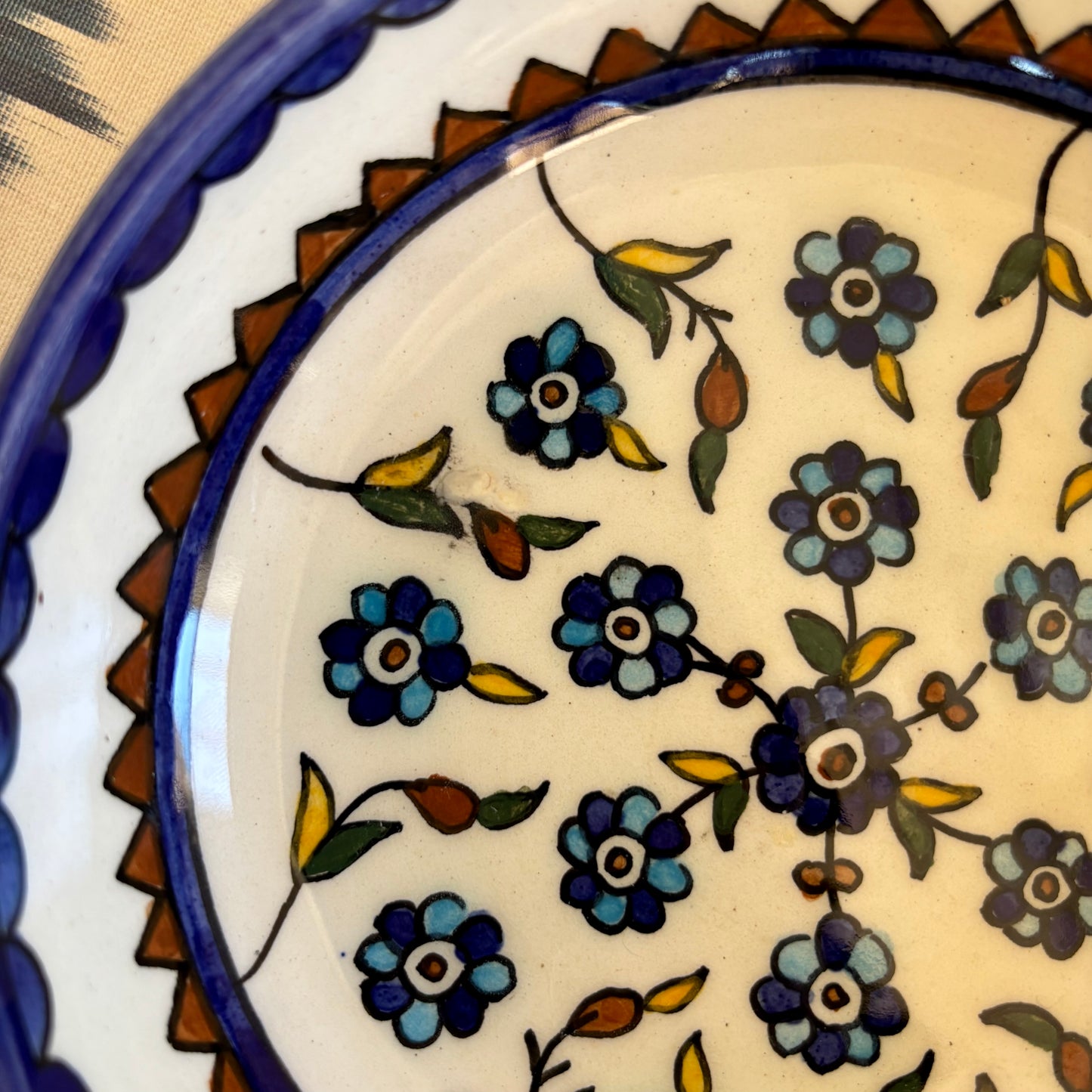 Hand Painted Floral Small Ceramic Bowl