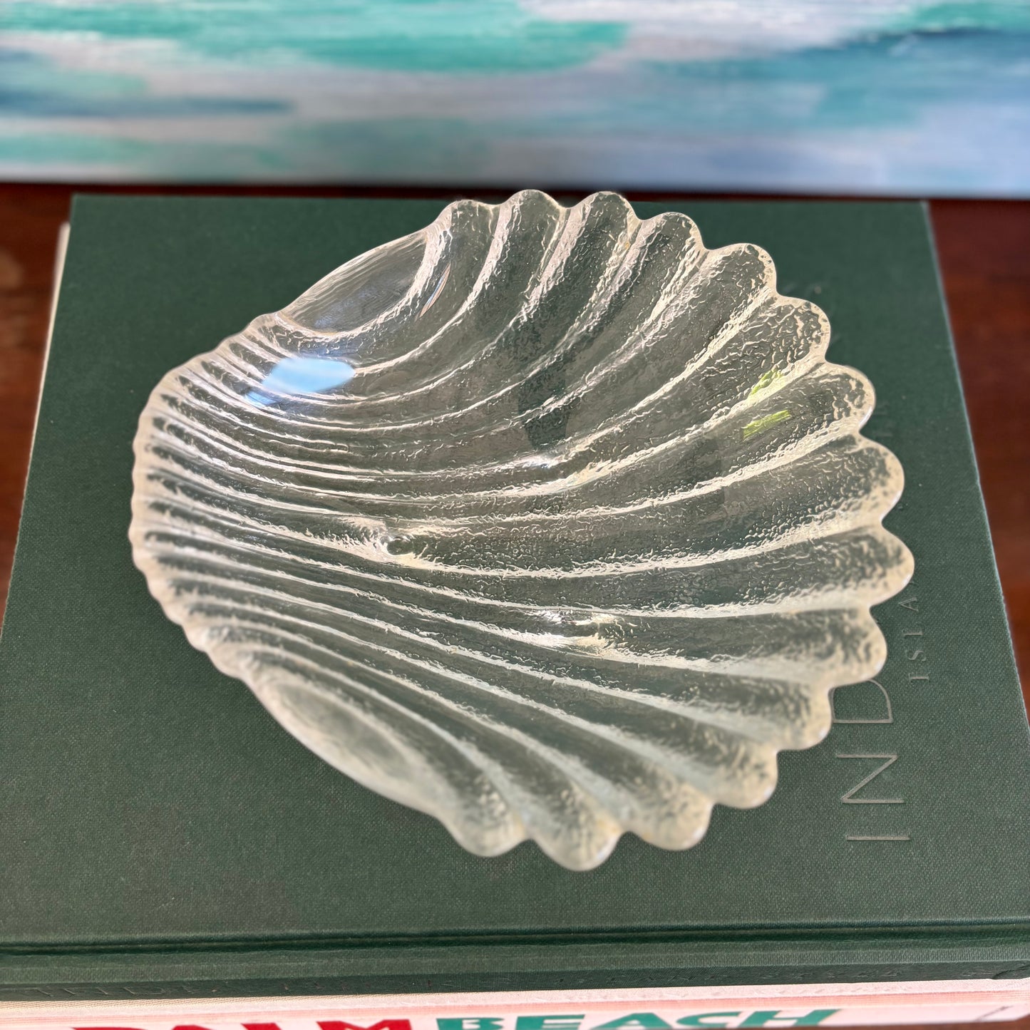Glass Shell Dish