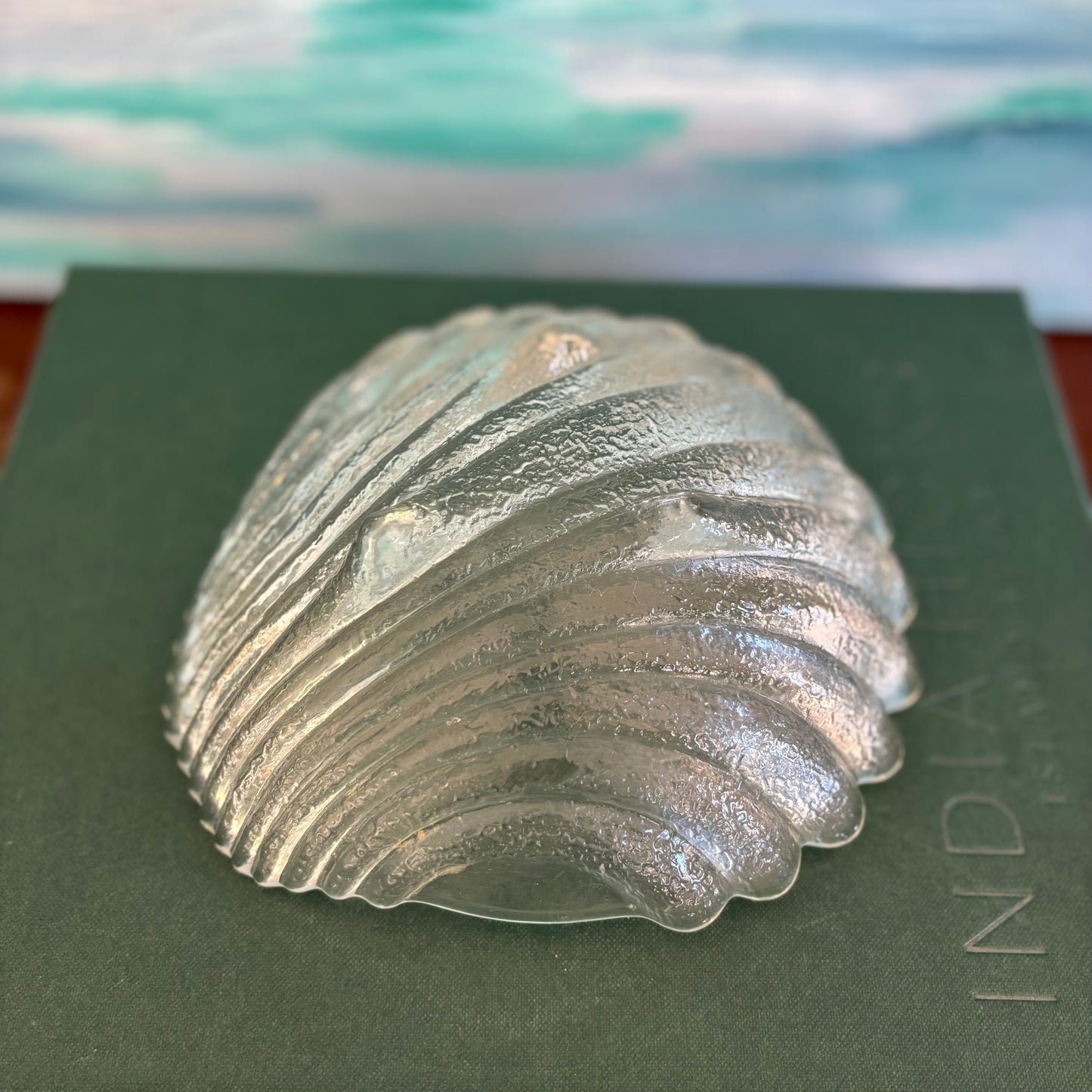 Glass Shell Dish