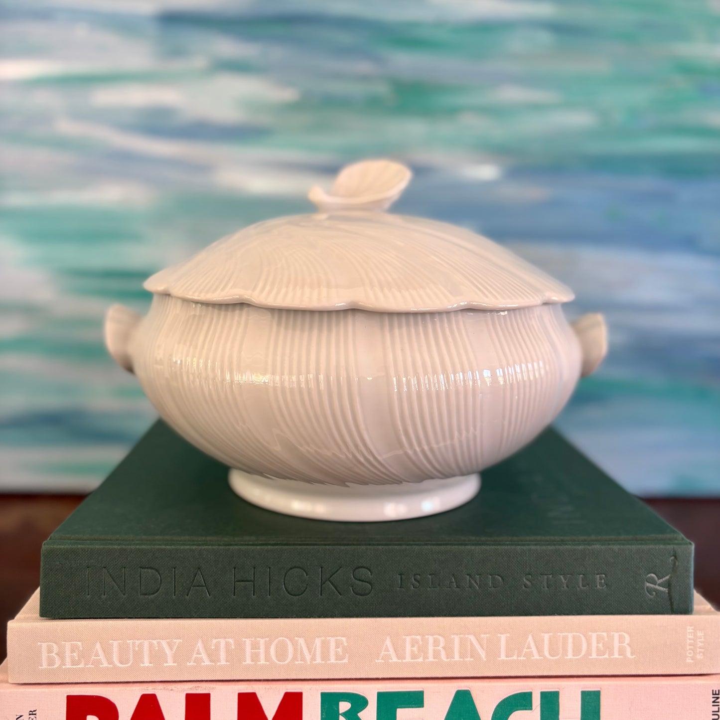 Limoges Soup Tureen with Shells