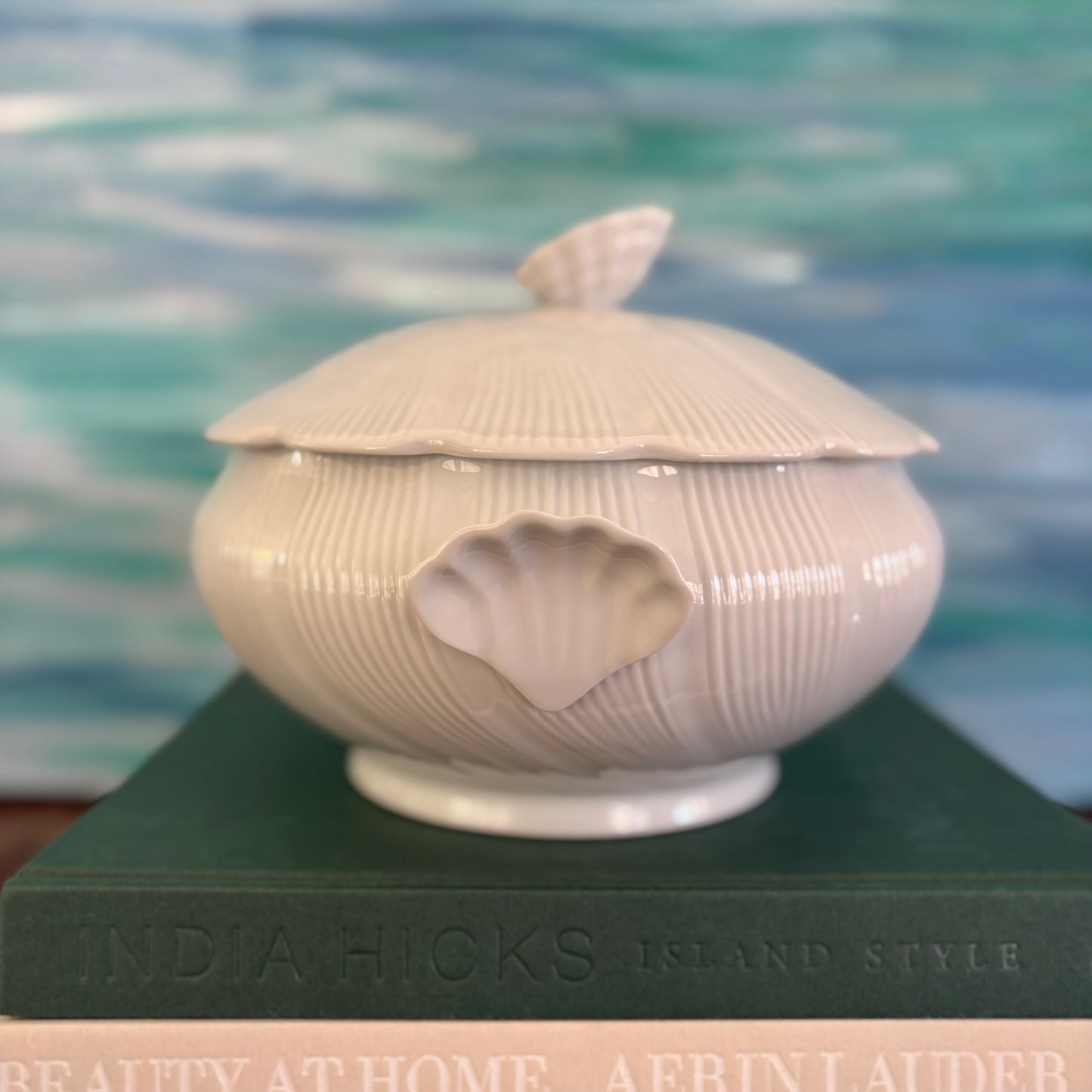 Limoges Soup Tureen with Shells