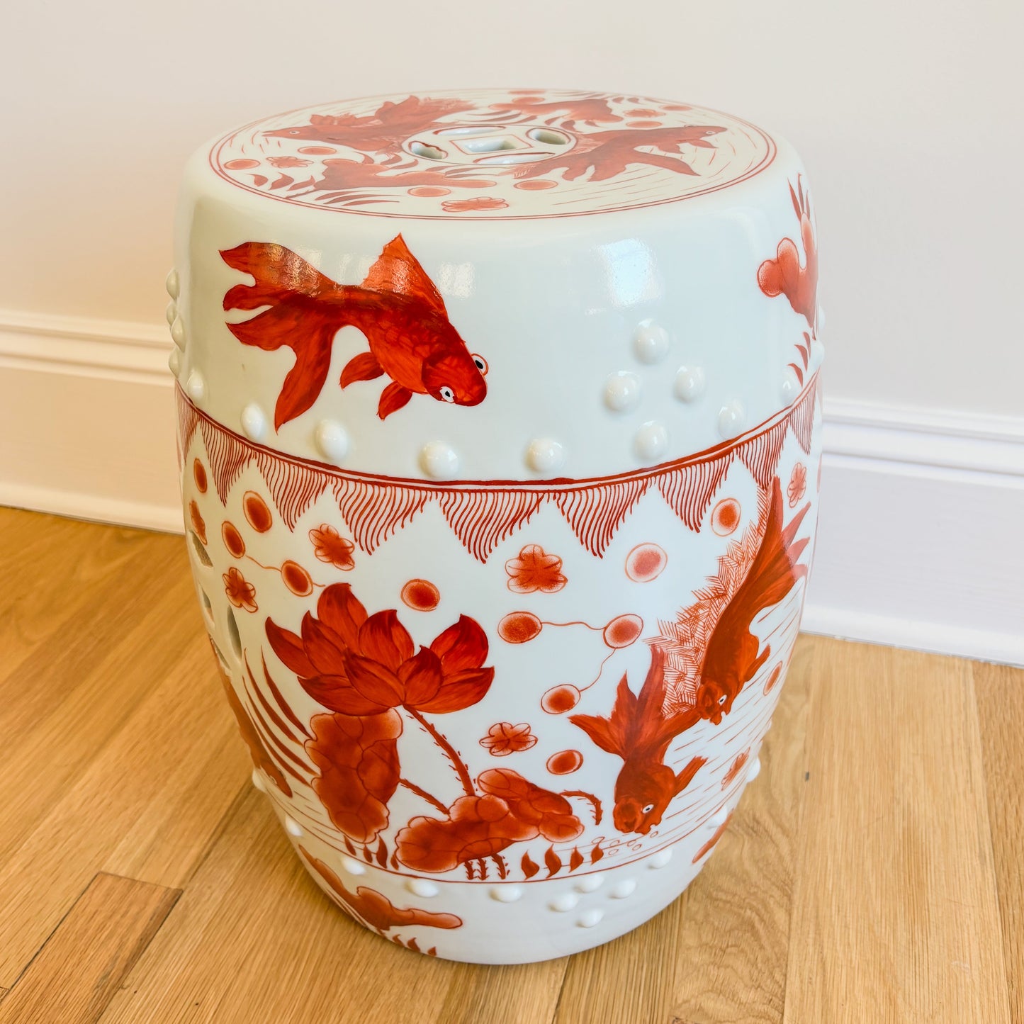Vintage Ceramic Garden Stool