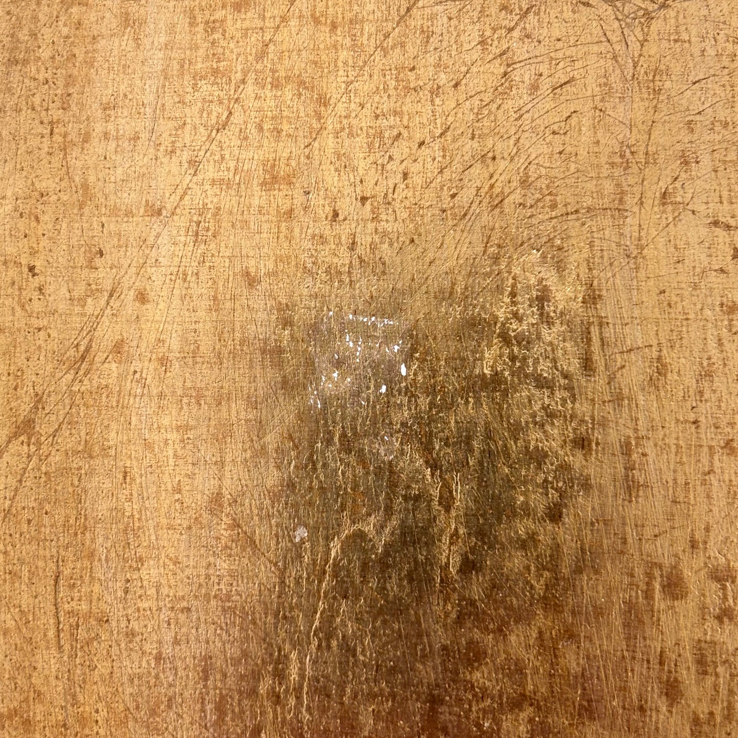 Italian Wood Gold Tray