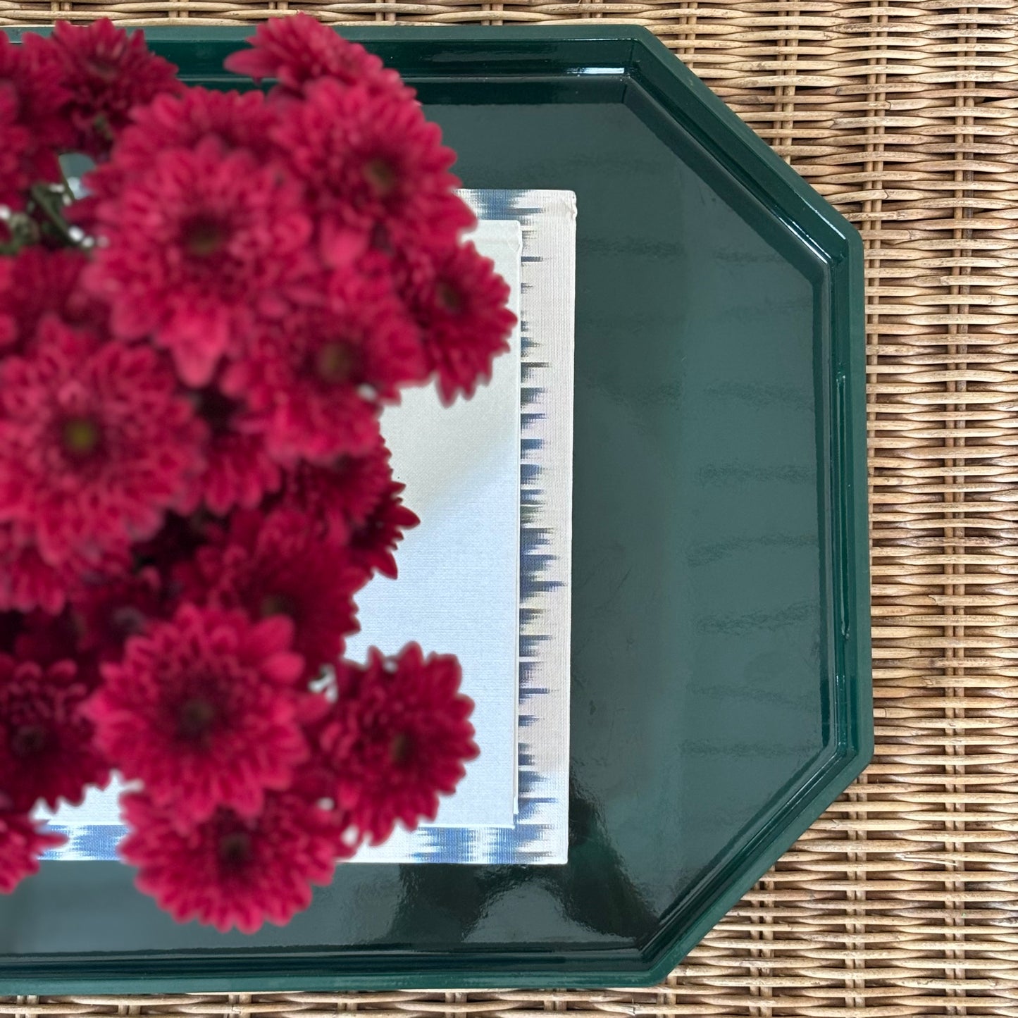 Green Lacquer Tray
