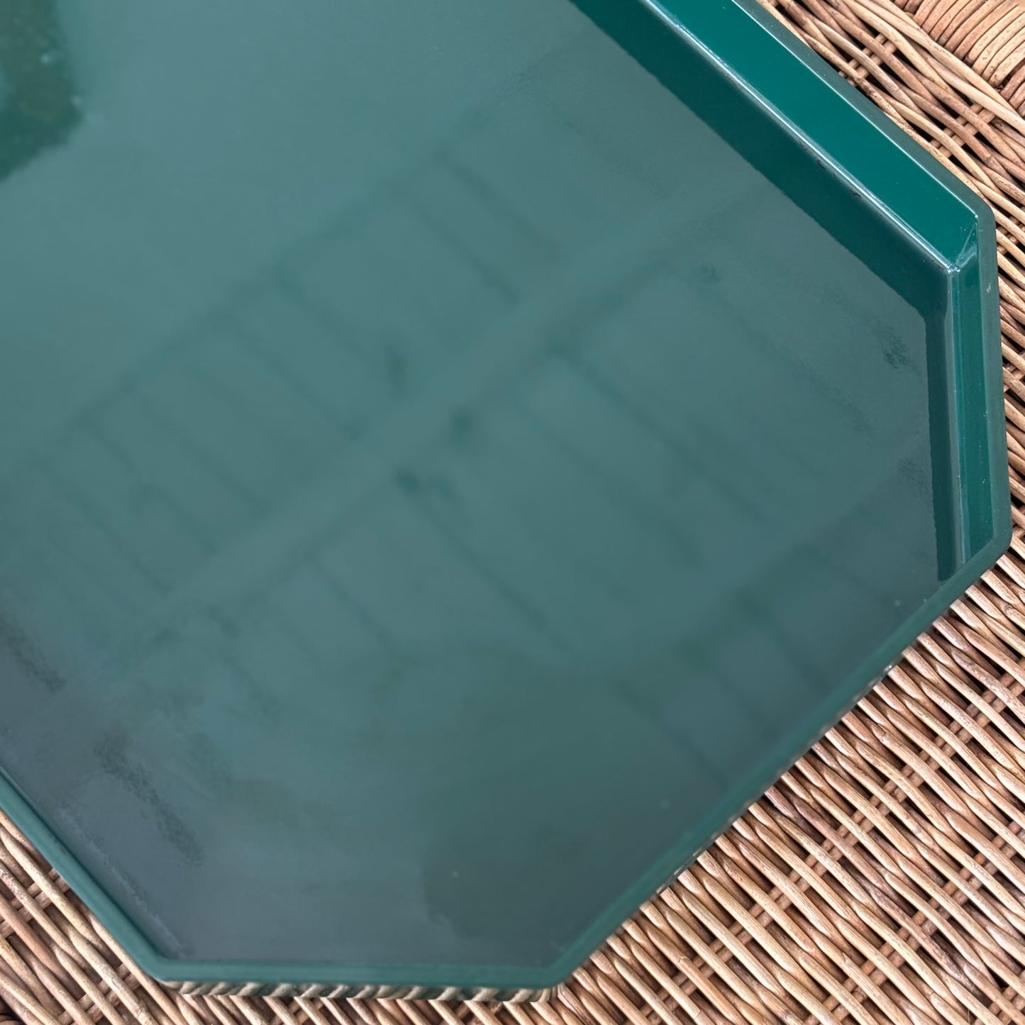 Green Lacquer Tray