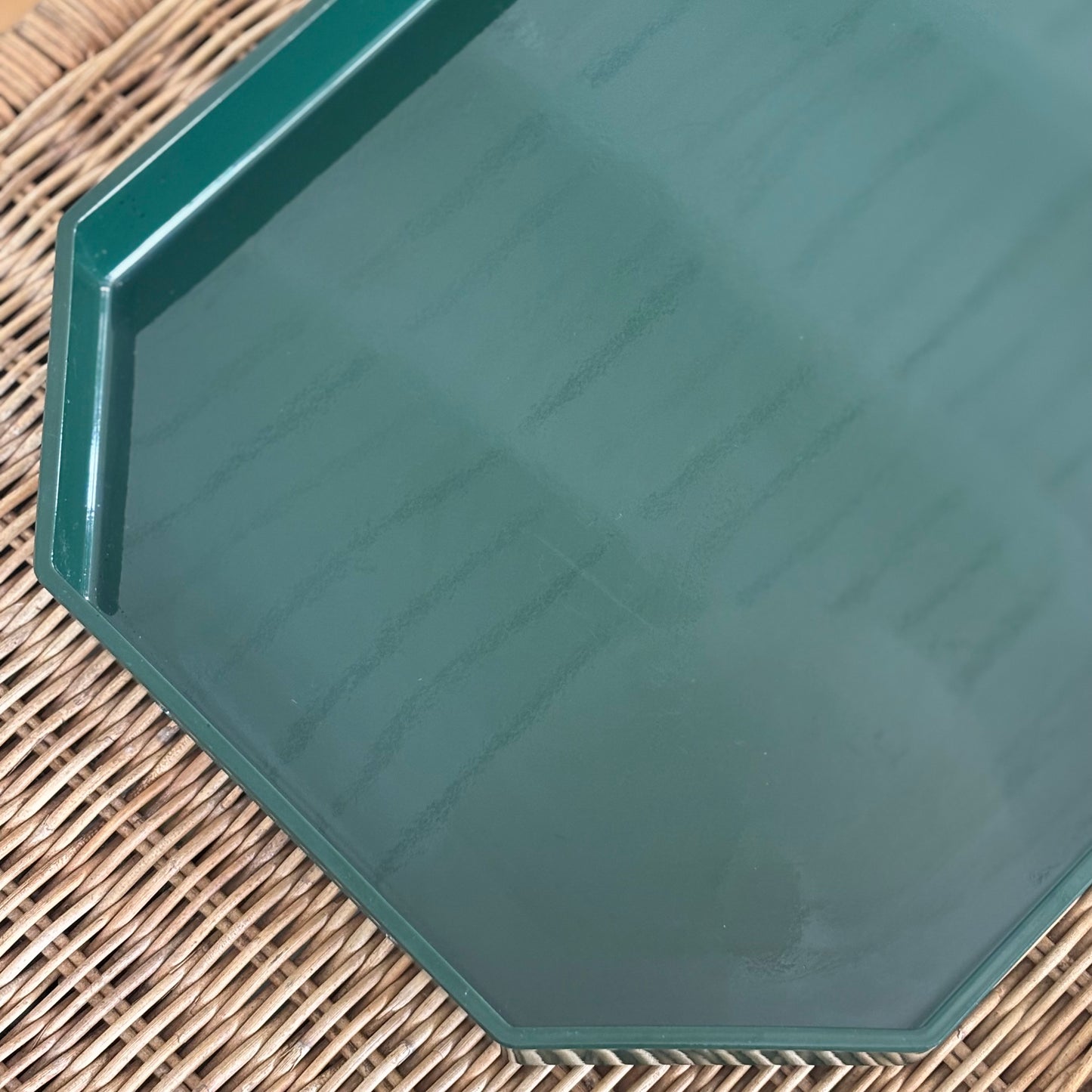 Green Lacquer Tray