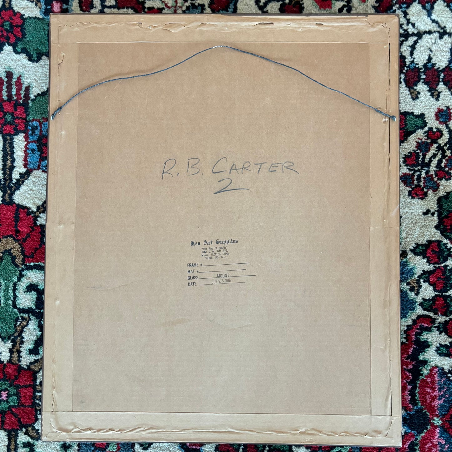 Vintage John Moll Framed Lithograph