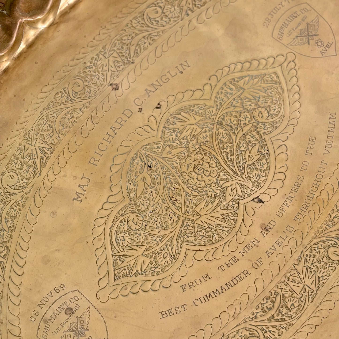 Large Brass Tray