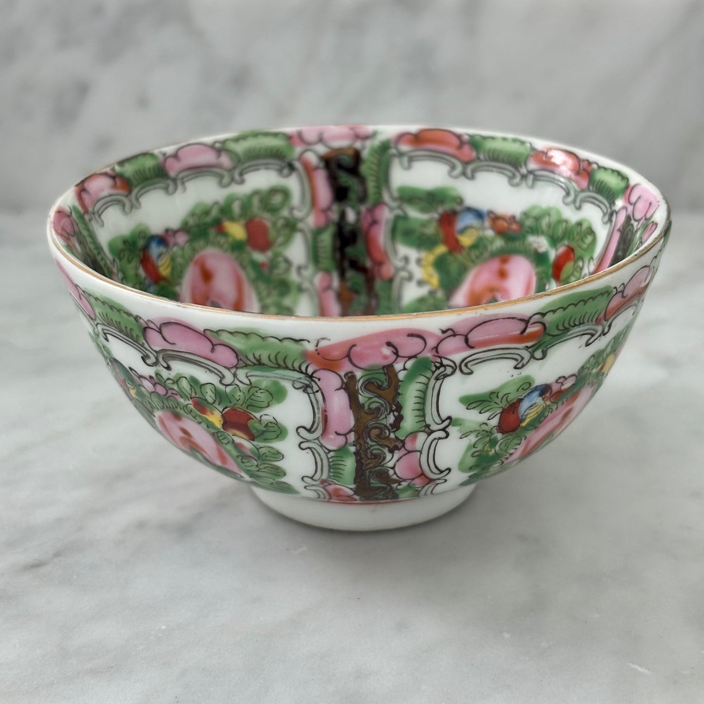 Vintage Petite Rose Medallion Bowl