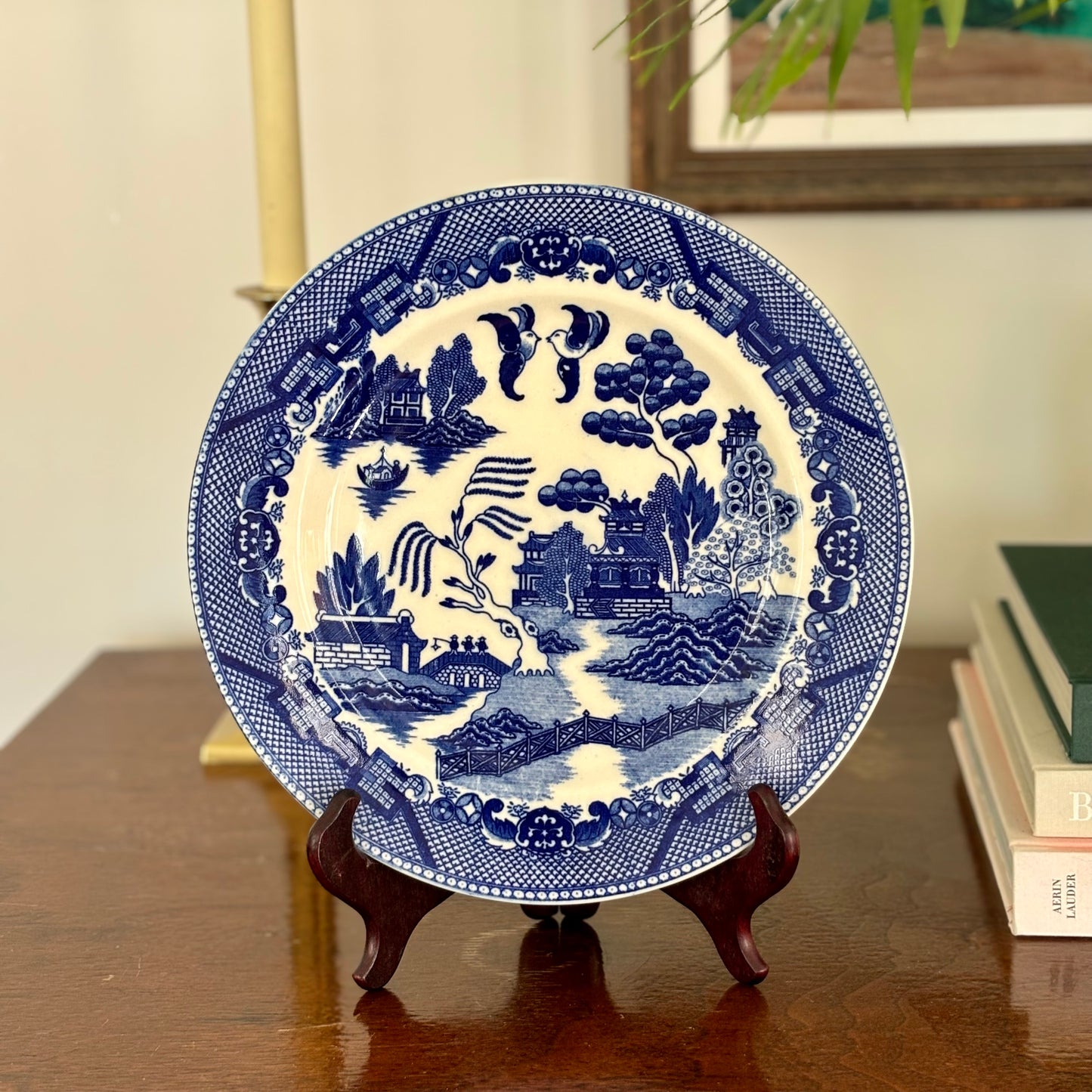 Pair of Blue Willow Plates