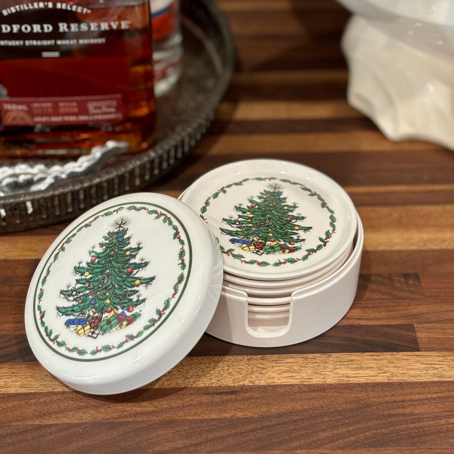 Spode Christmas Tree Coasters