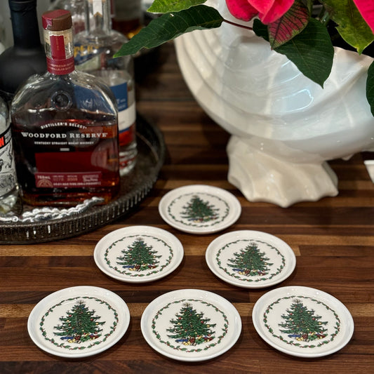 Spode Christmas Tree Coasters