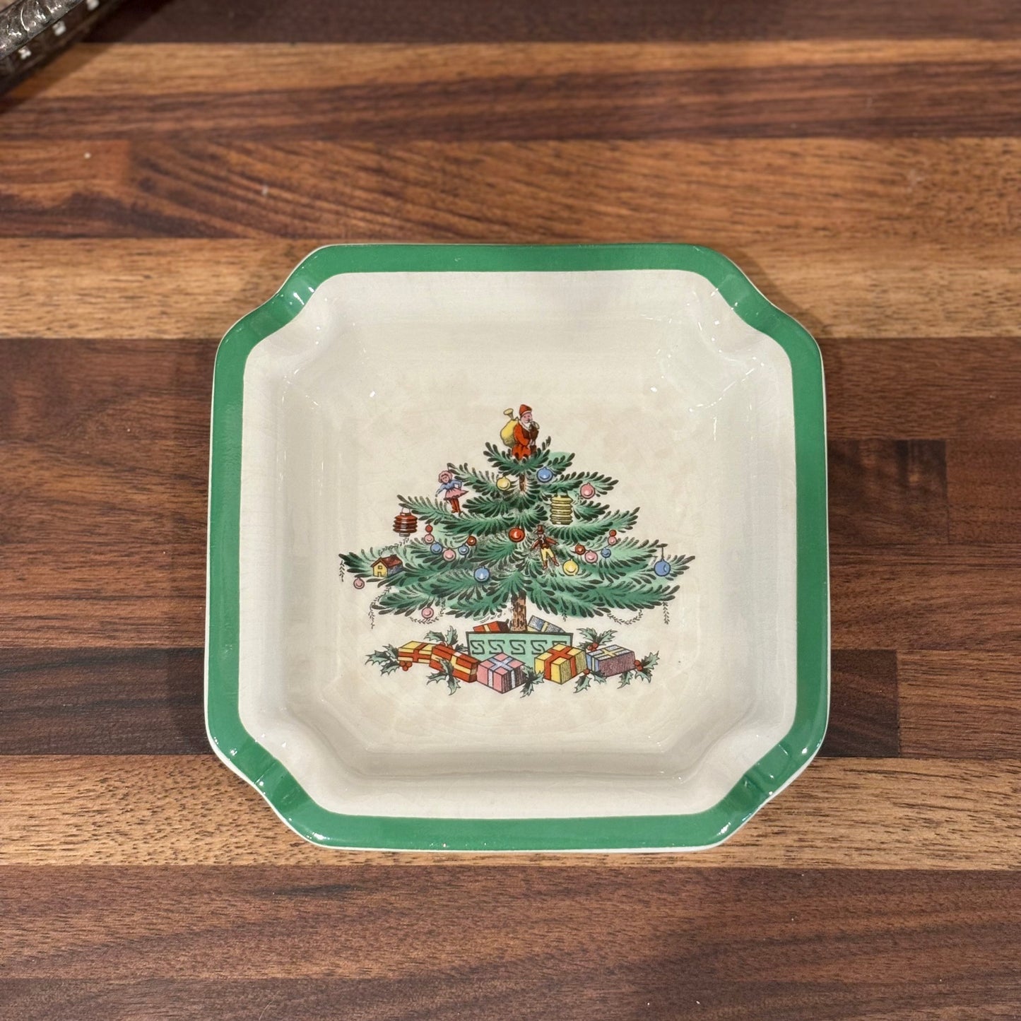 Vintage Spode Christmas Tree Dish