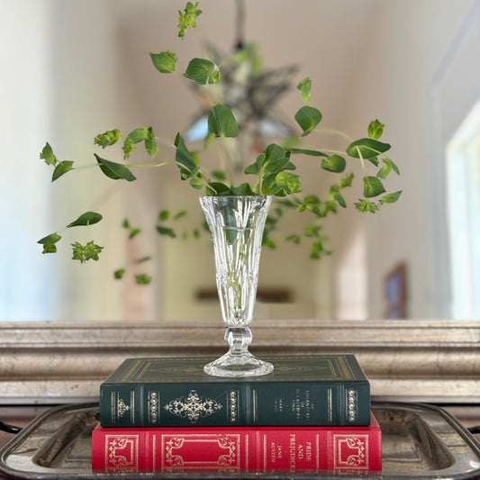 Vintage Footed Bud Vase