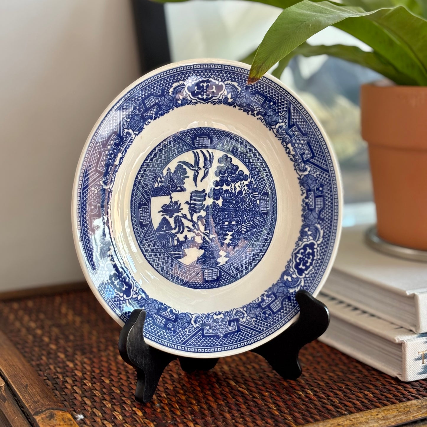 Pair of Blue Willow Plates