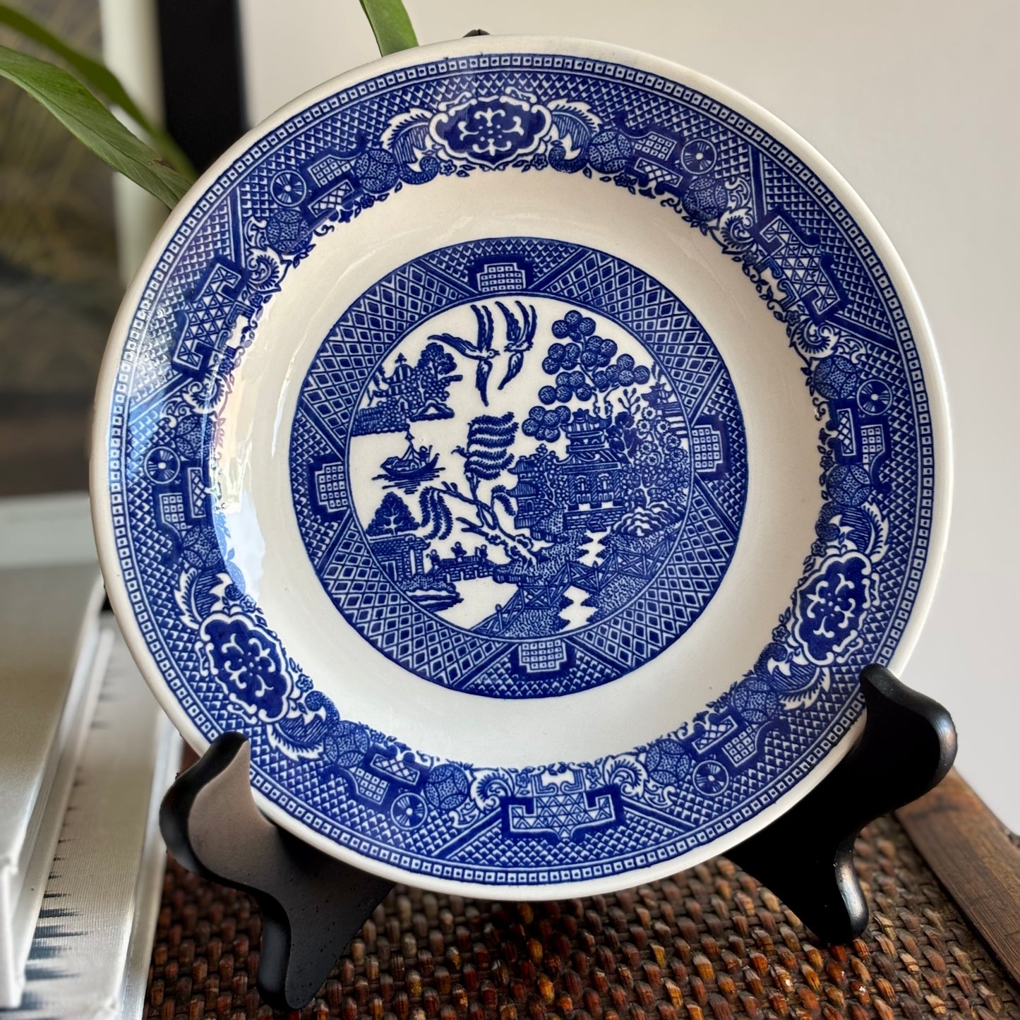 Pair of Blue Willow Plates