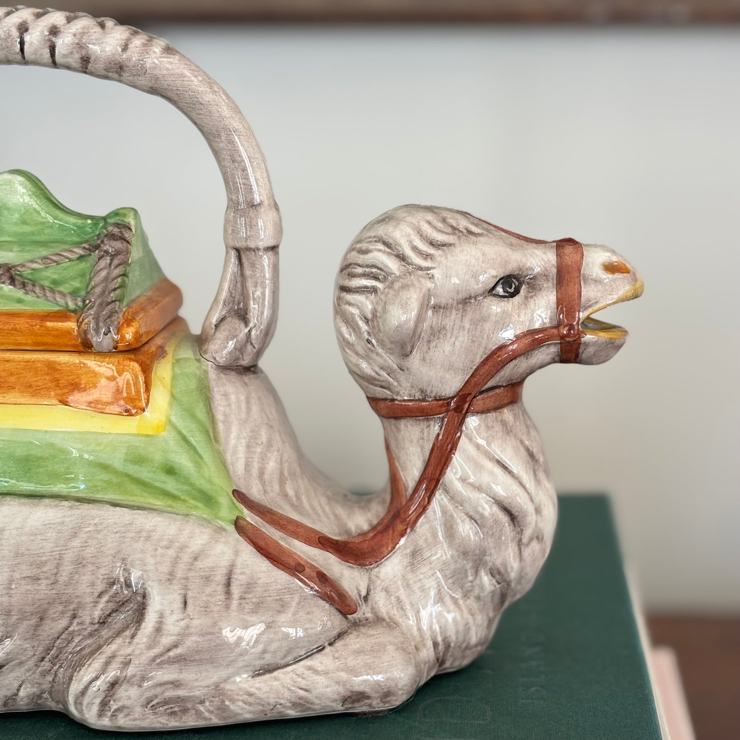 Vintage Porcelain Camel Teapot