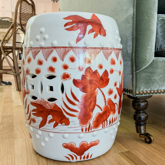 Vintage Ceramic Garden Stool