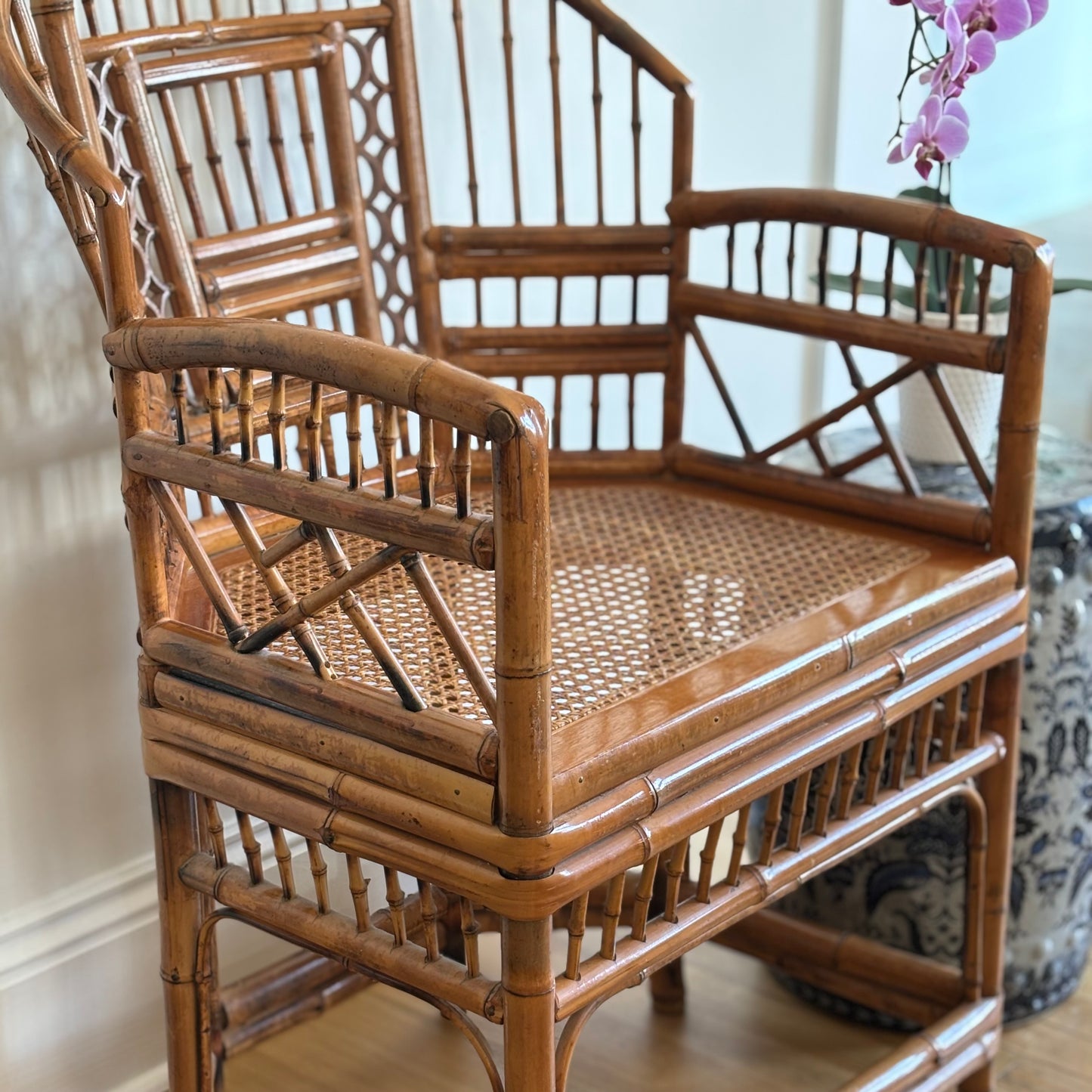 Vintage Brighton Pavilion Bamboo Chair