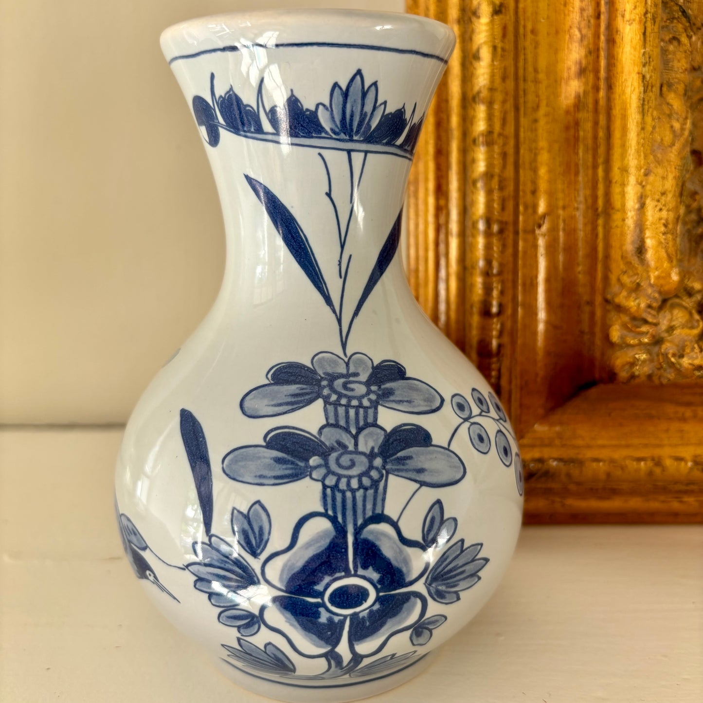 Delft Blue and White Vase