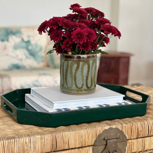 Green Lacquer Tray