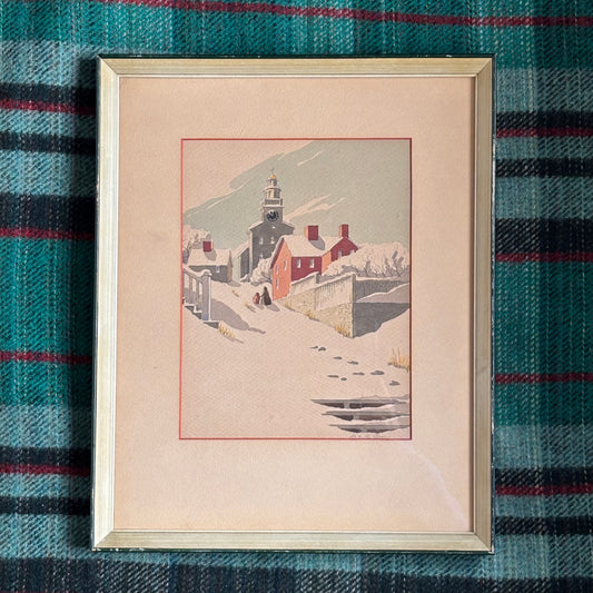 Doris and Richard Beer Nantucket Watercolor