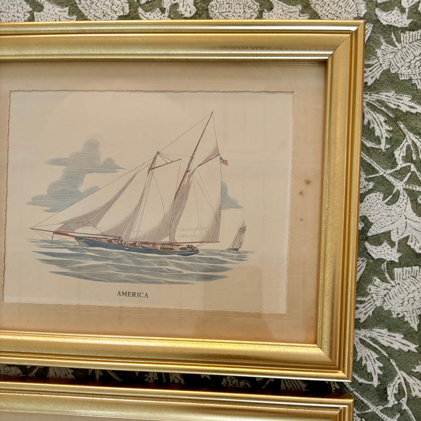 Pair of Vintage Boat Prints