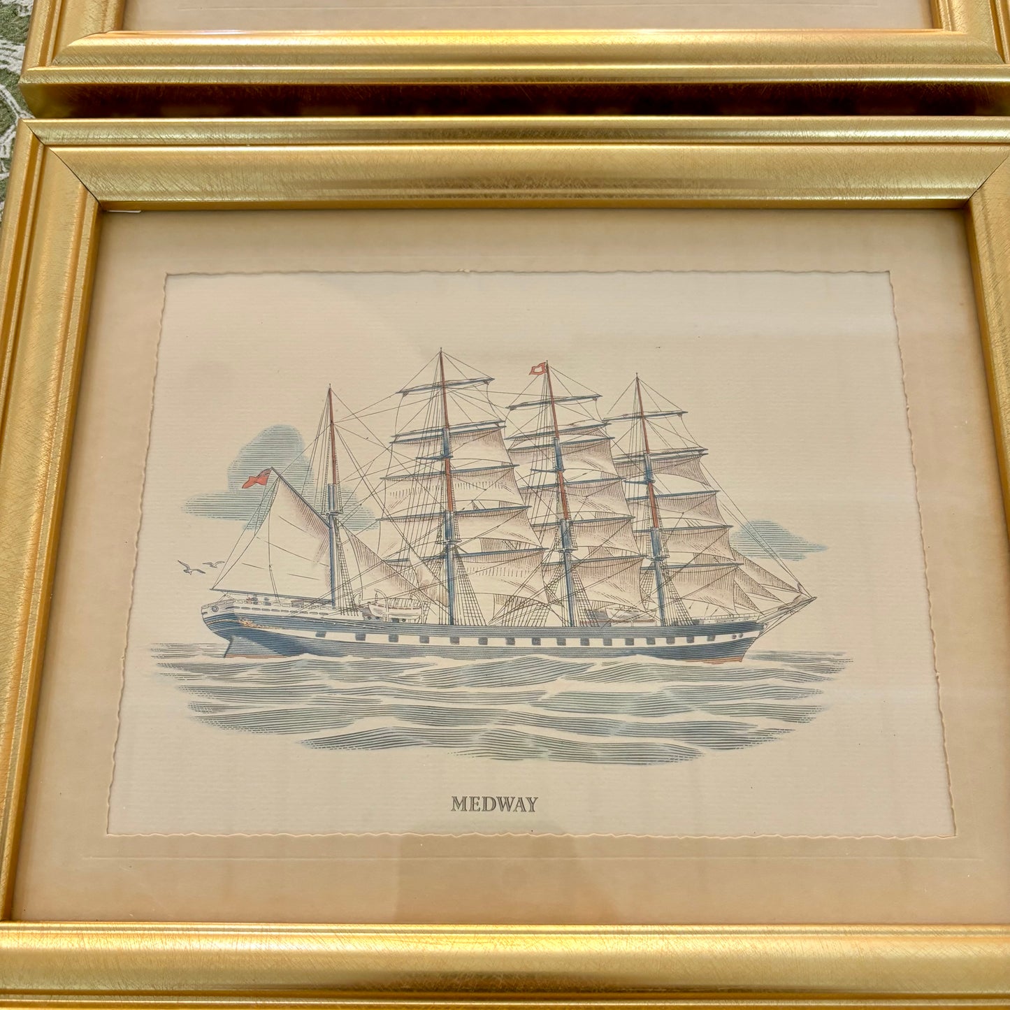 Pair of Vintage Boat Prints