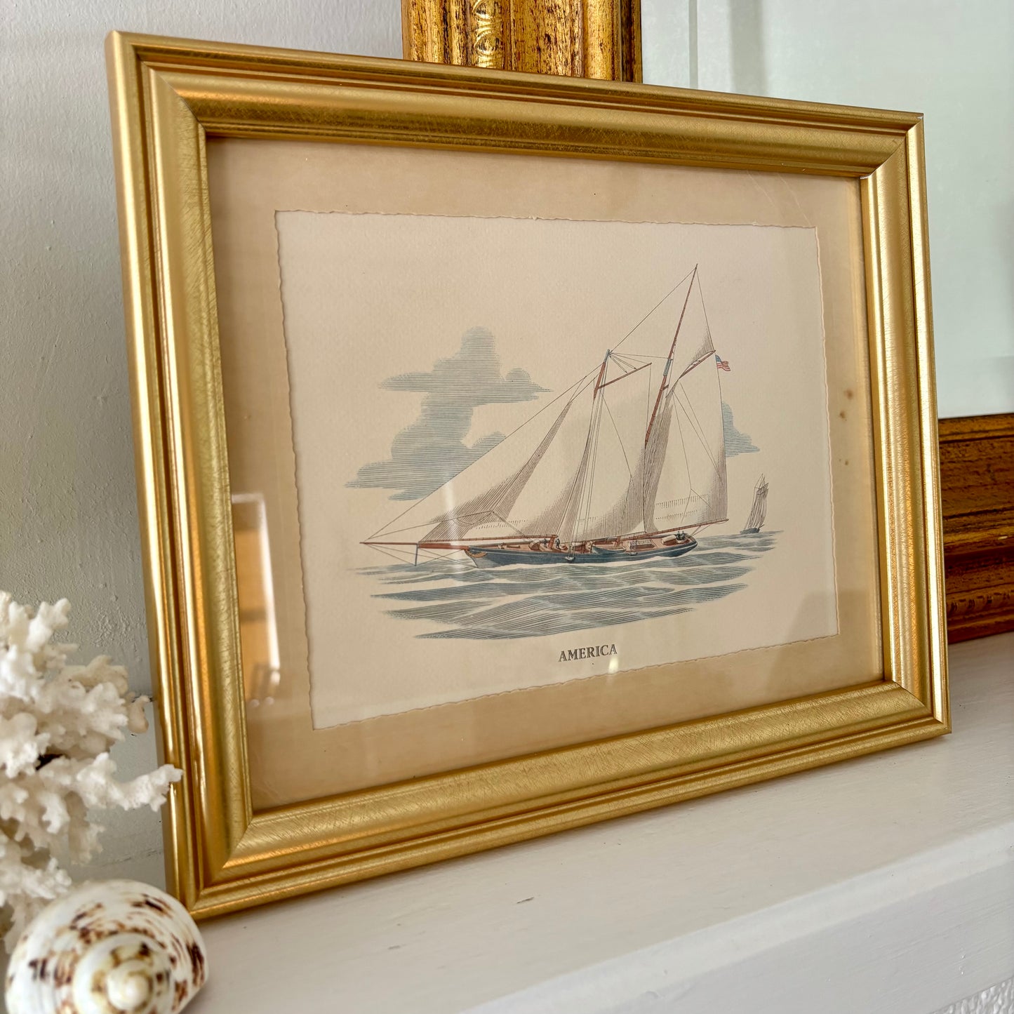 Pair of Vintage Boat Prints