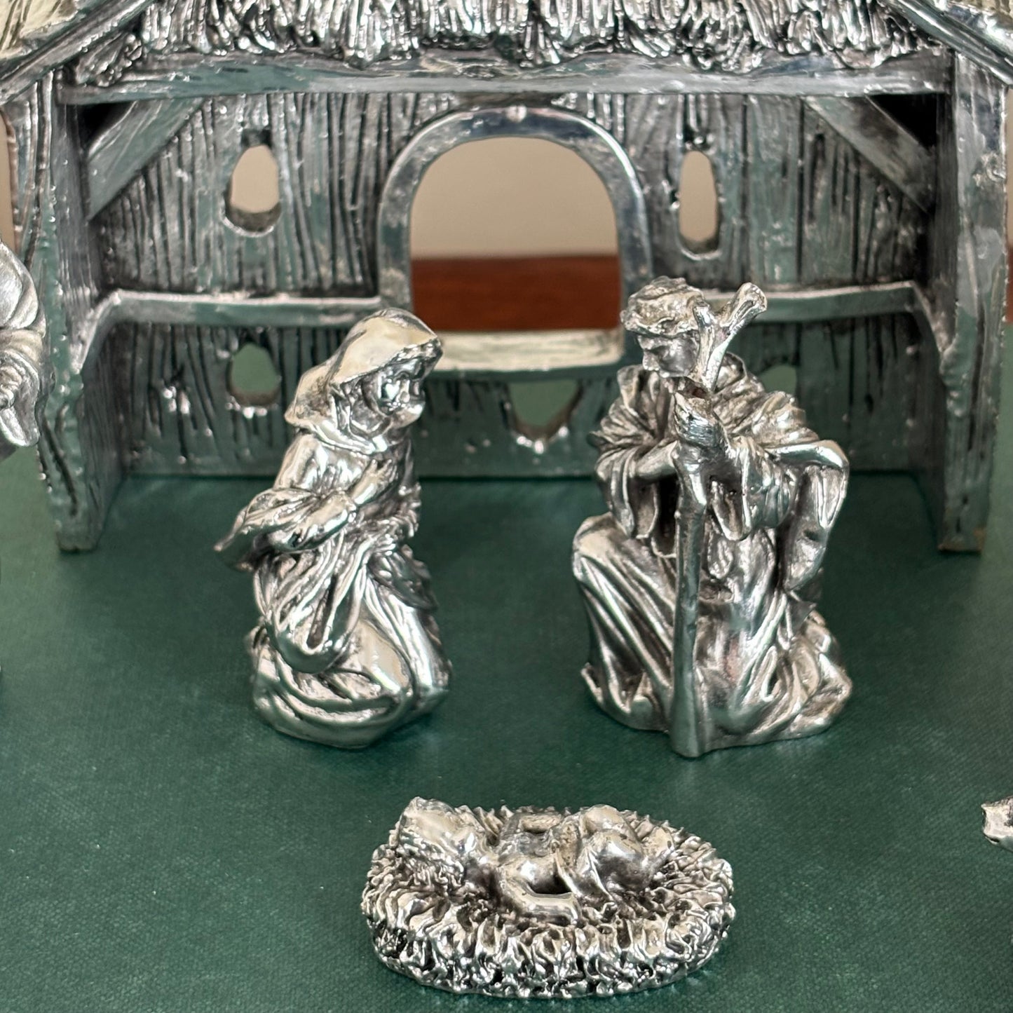 Silver 10 Piece Nativity