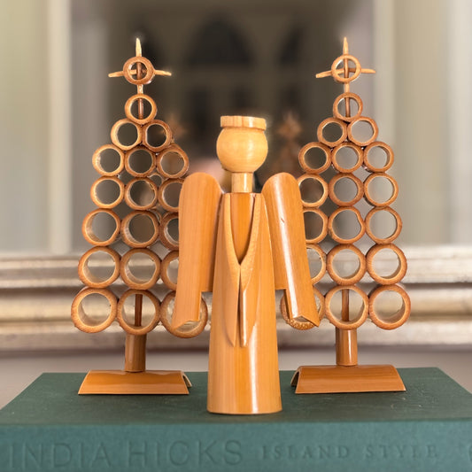 Vintage Bamboo Christmas Tree