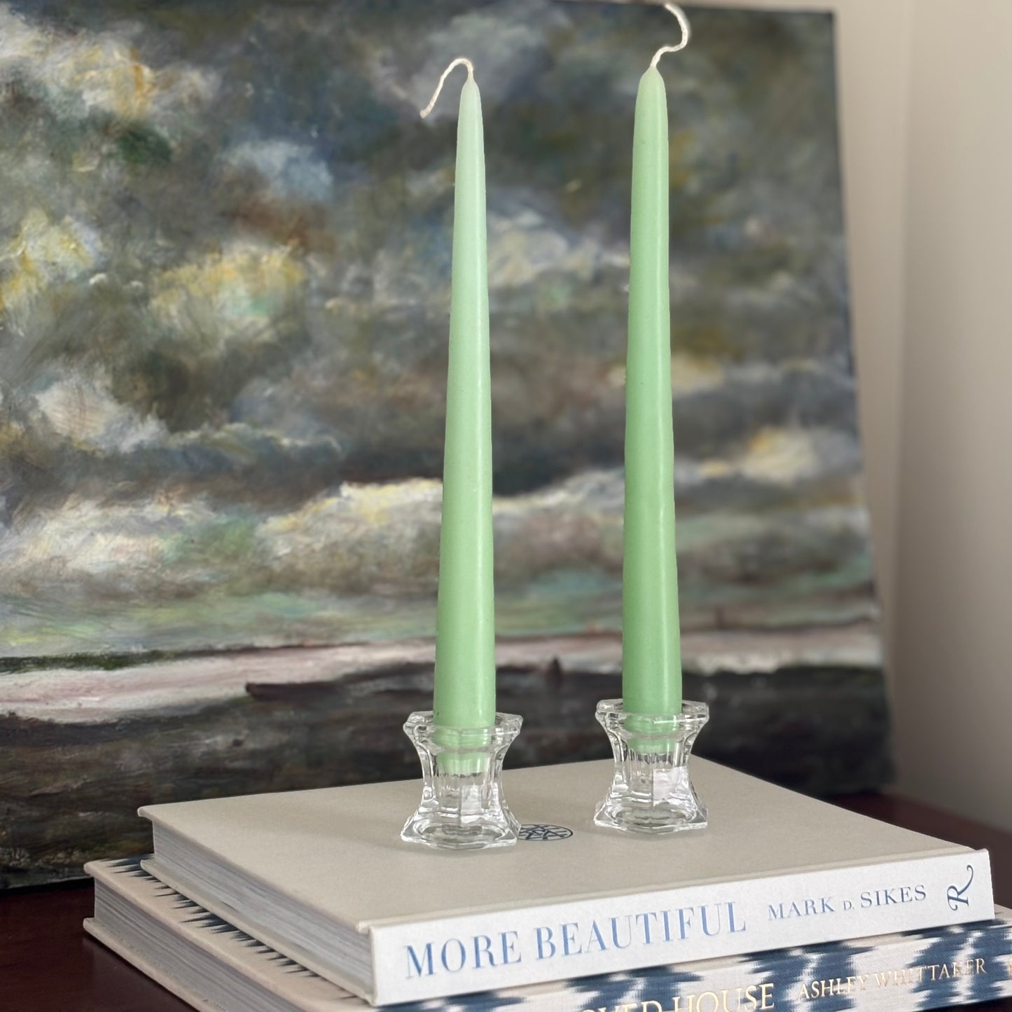 Vintage Crystal Candle Holders