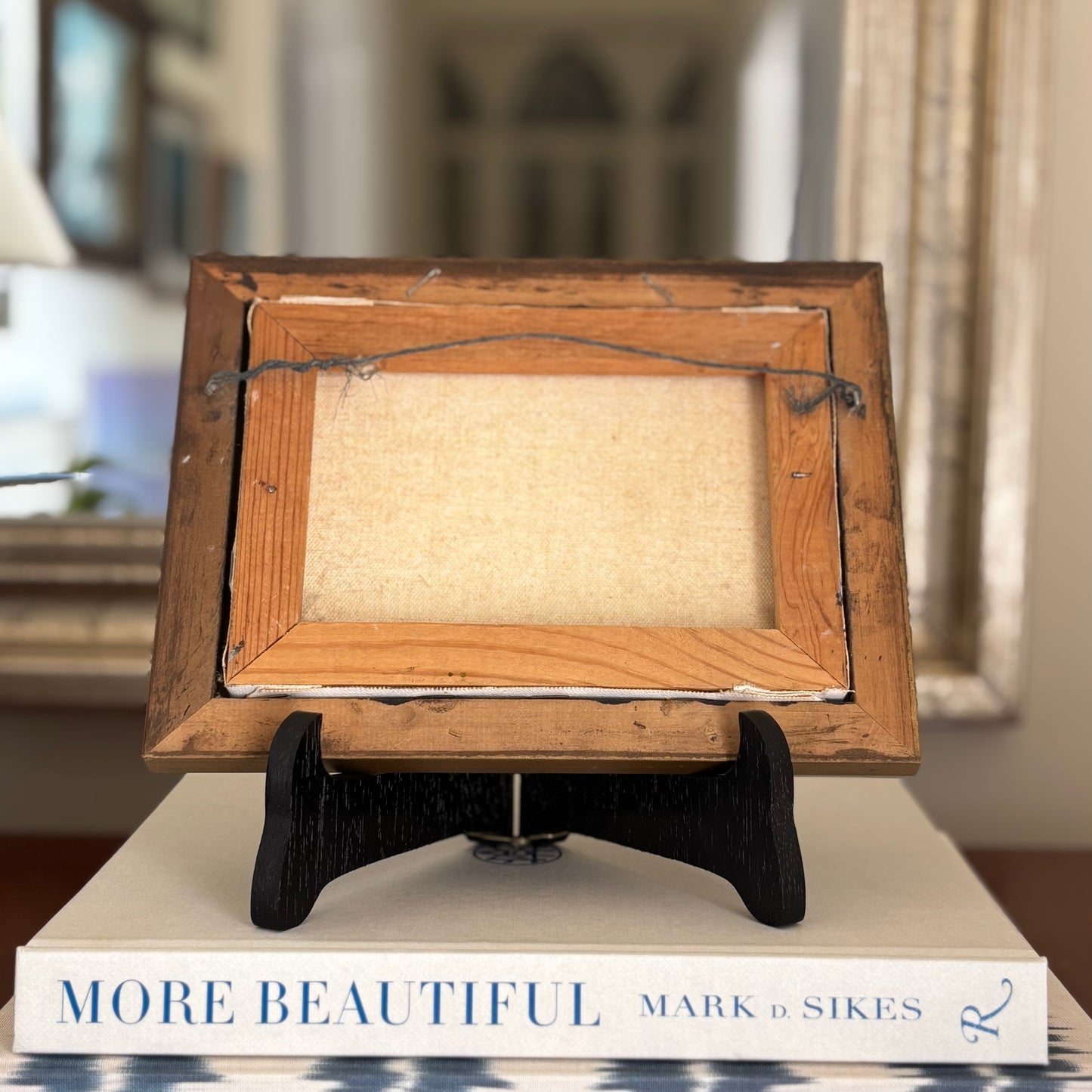 Vintage Framed Beach Painting