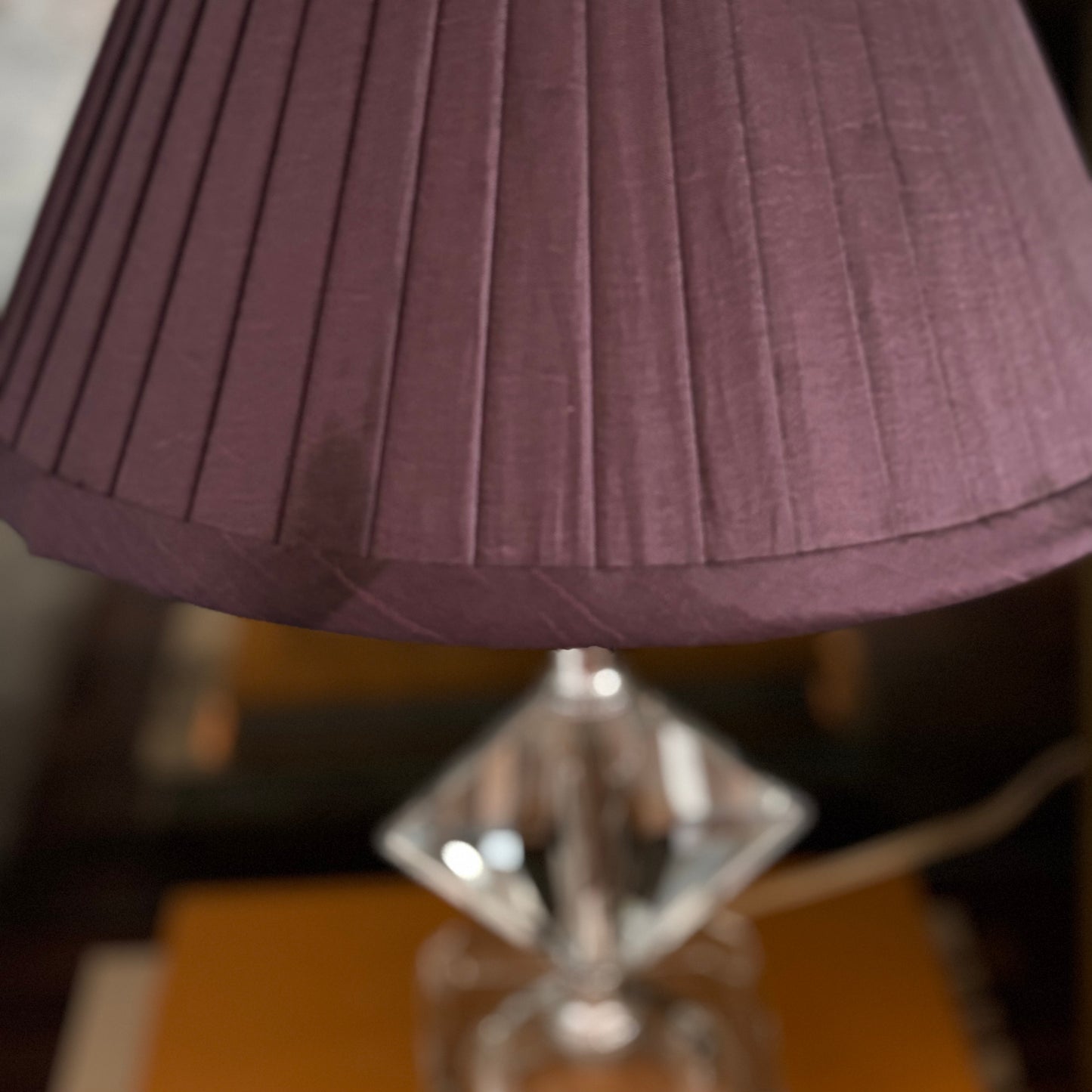 Vintage Glass and Acrylic Lamp