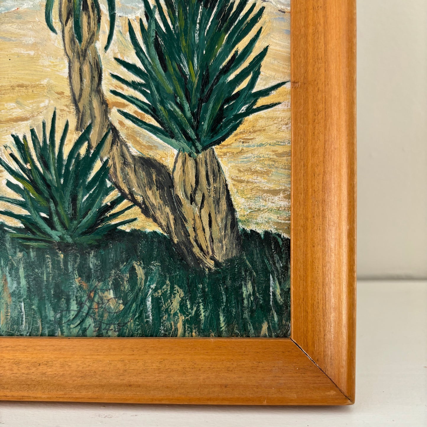 Original Vintage Mid-Century Coastal Oil Painting