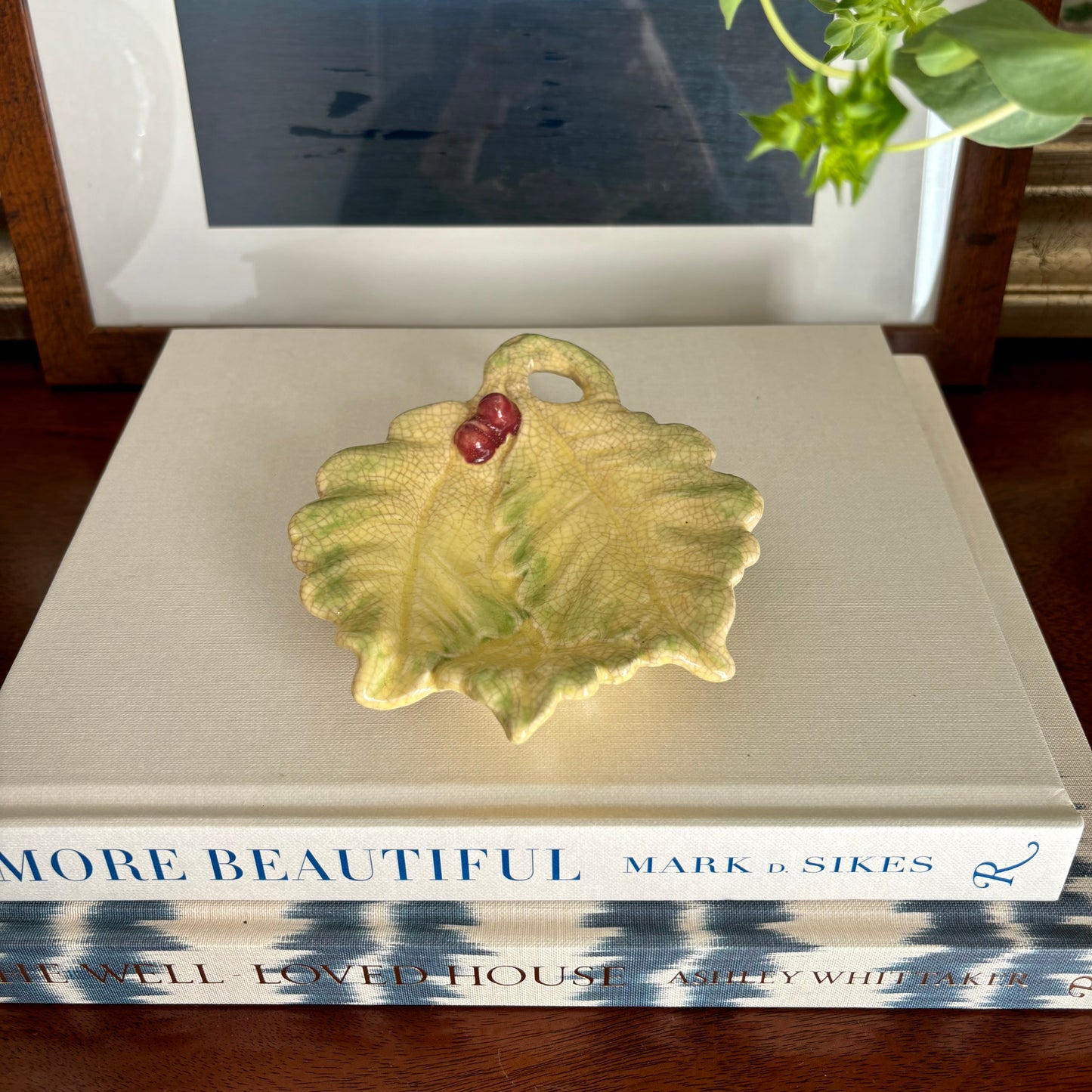 Vintage Leaf Trinket Dish