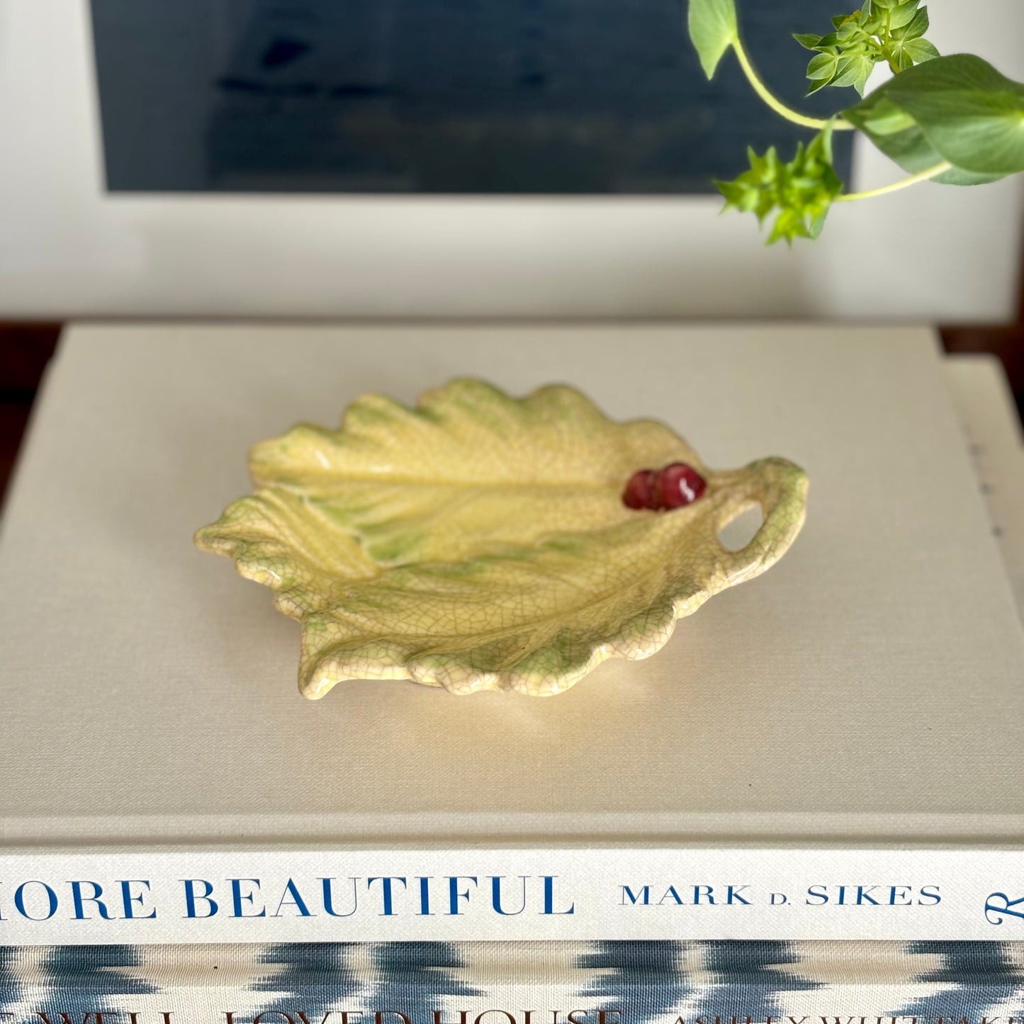 Vintage Leaf Trinket Dish